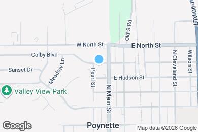 Map image of the property - 114 W Grant St