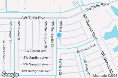 Map image of the property - 3544 SW Hale St