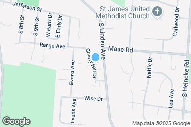 Map image of the property - 540 Cherry Hill Drive