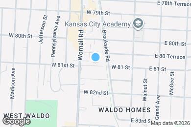 Map image of the property - 222 W 81st St
