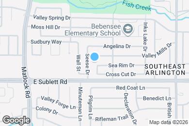 Map image of the property - 6000 Lavaca Dr