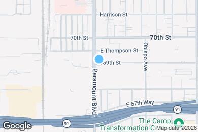Map image of the property - 6890 Paramount Blvd