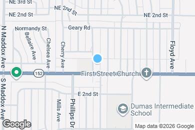 Map image of the property - 100 Plum Ave