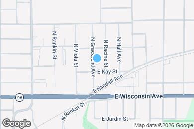 Map image of the property - 1502 N Graceland Ave