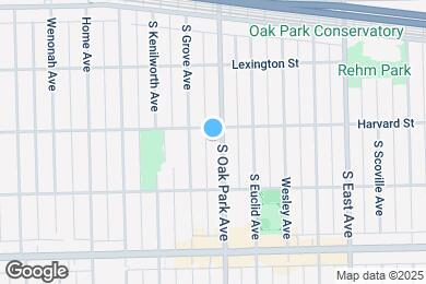 Map image of the property - 1109 S Oak Park Ave