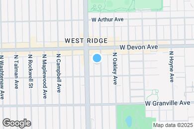 Map image of the property - 6324 N Claremont Ave