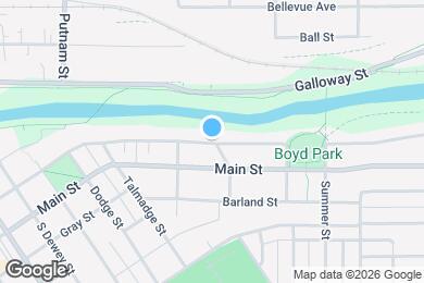 Map image of the property - 928 E Grand Ave