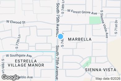 Map image of the property - 3812 S 74th Dr