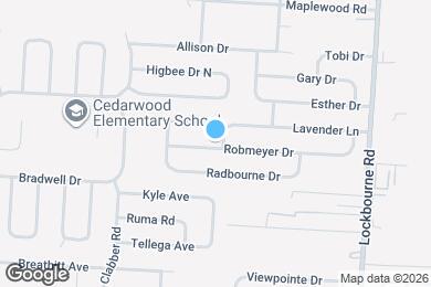 Map image of the property - 900 Robmeyer Dr
