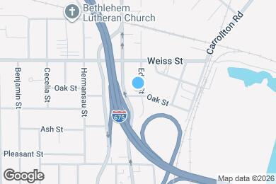 Map image of the property - 402 Oak St