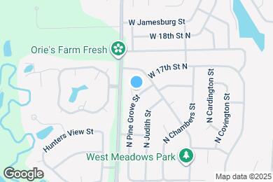 Map image of the property - 1703 N Grove St
