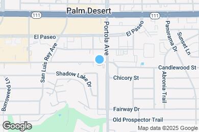 Map image of the property - 73951 Shadow Mountain Dr