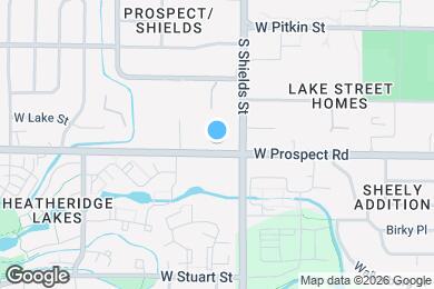 Map image of the property - 1124 W Prospect Rd