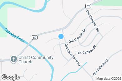 Map image of the property - 452 Old Cahaba Way