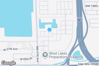 Map image of the property - 8925 W 35th Ct