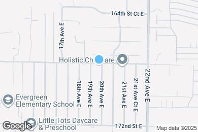 Map image of the property - 16802 20th Ave E