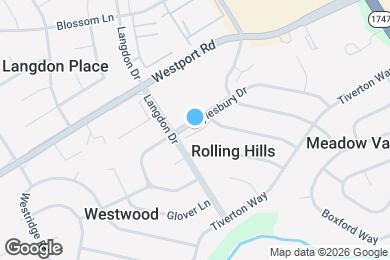 Map image of the property - 9304 Aylesbury Dr