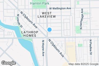 Map image of the property - 2817 N Damen Ave