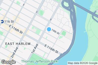 Map image of the property - 411 E 118th St