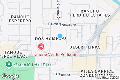 Map image of the property - Tanque Verde Apartments