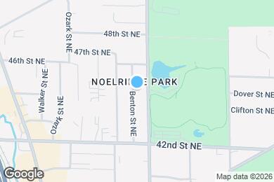 Map image of the property - 4424 Benton St NE