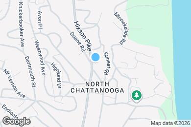 Map image of the property - 1504 Hixson Pike