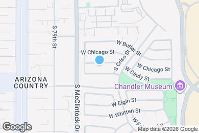 Map image of the property - 3931 W Cindy St