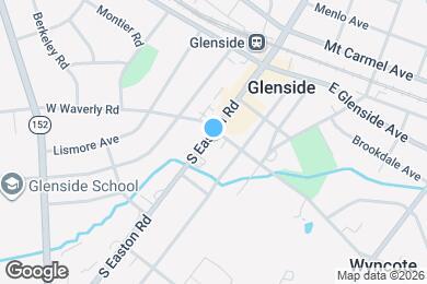 Map image of the property - 207 S Easton Rd