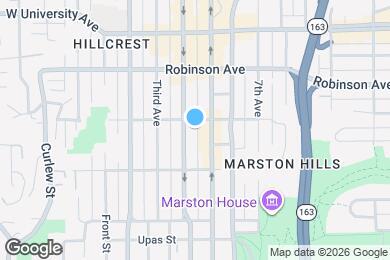 Map image of the property - 3687 Fourth Ave