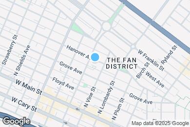 Map image of the property - 1717 Hanover Ave