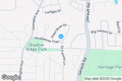 Map image of the property - 1401 St Francis Ln