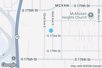 Map image of the property - 17253 33rd Ave S