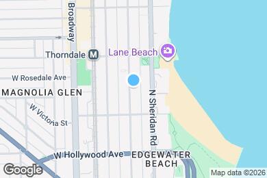 Map image of the property - 5847 N Kenmore Ave