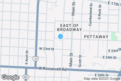 Map image of the property - 2200 S Louisiana St