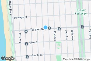Map image of the property - 3241 Taraval St