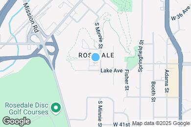 Map image of the property - 3873 S Thompson St