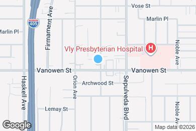 Map image of the property - 15405 Vanowen St