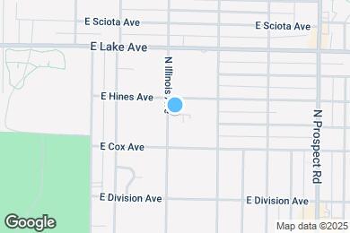 Map image of the property - 4028 N Illinois Ave