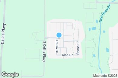 Map image of the property - 1800 Emilia Dr