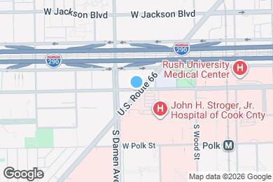 Map image of the property - 1941 W Harrison St