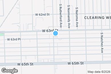 Map image of the property - 6319 S Oak Park Ave
