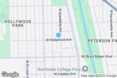 Map image of the property - 3308 W Hollywood Ave