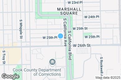 Map image of the property - 2815 W 25th Pl