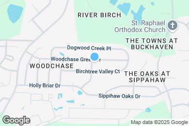 Map image of the property - 500 Woodchase Green Dr