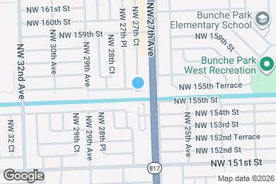 Map image of the property - 2740 NW 155th Ter