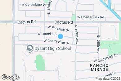 Map image of the property - 12754 W Cherry Hills Dr