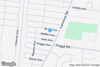 Map image of the property - 1125 Walker Ave
