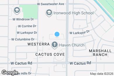 Map image of the property - 5938 W Columbine Dr