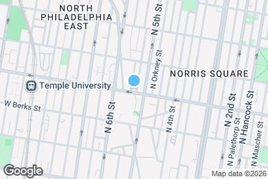 Map image of the property - 521 W Norris St