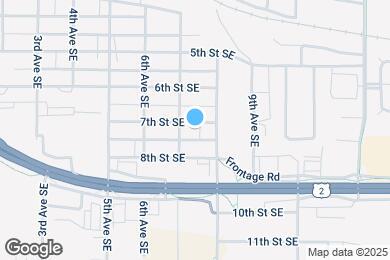 Map image of the property - 712 7th St SE
